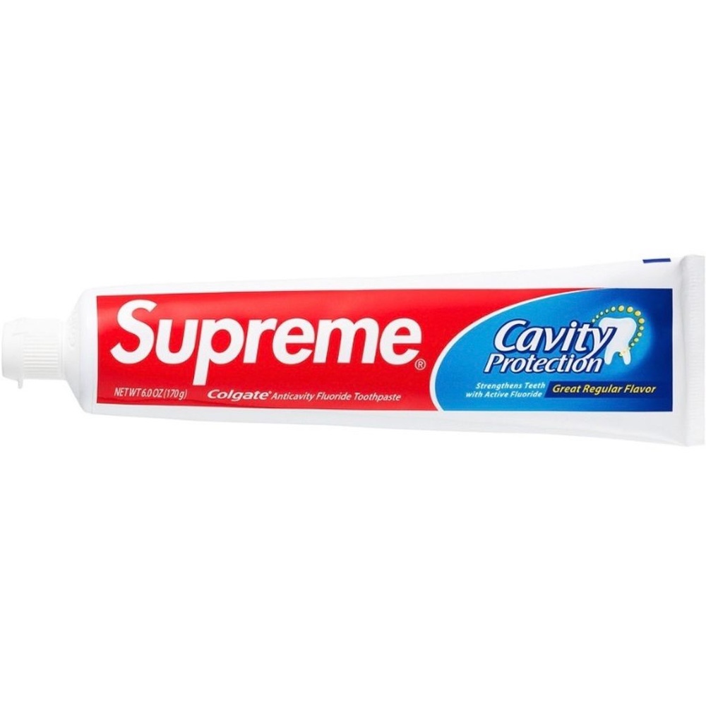 Supreme collectible toothpaste